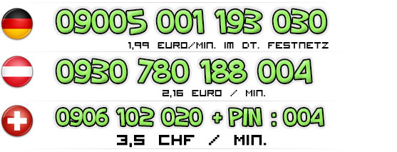 Nummern für den Telefonsex Asia | Deutschland - Österreich - Schweiz