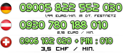 Nummern für Telefonsex mit dicken Titten | Deutschland - Österreich - Schweiz